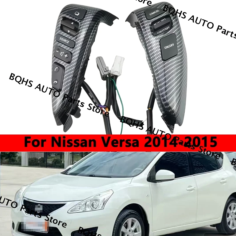 Фото Кнопка включения круиз-контроля на руле OEM 25550-3DA6A для Nissan Versa 2014-2015 №1