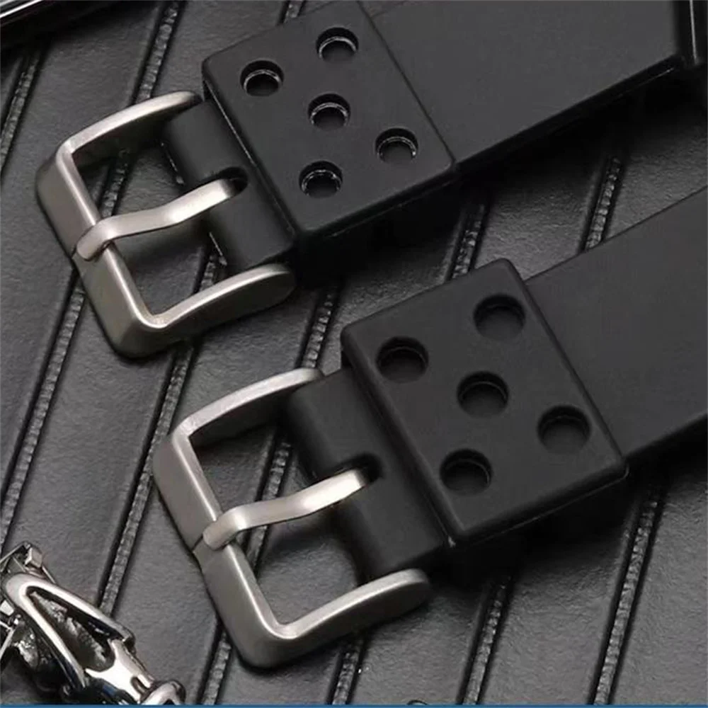 For Casio CA-61W 20/22/24mm Silicone Watch Band for FT-100W SGW100 W-720G BGD-501 Rubber Strap Wrist Watchstrap Bracelet