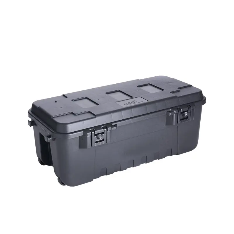 

For Sportsman's Trunk, Black, 108-Quart Lockable Storage Box Car Trunk Organizer Folding Storage Box For Sedan SUV MPV car acces