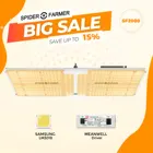 Светодиодная лампа полного спектра для выращивания, LM301B, с регулируемой яркостью