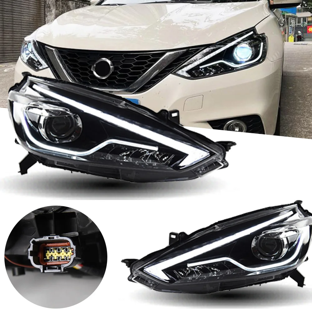 Фара для светодиодных фар Sylphy 2016-2019 Sentra автомобильный Стайлинг DRL сигнальная