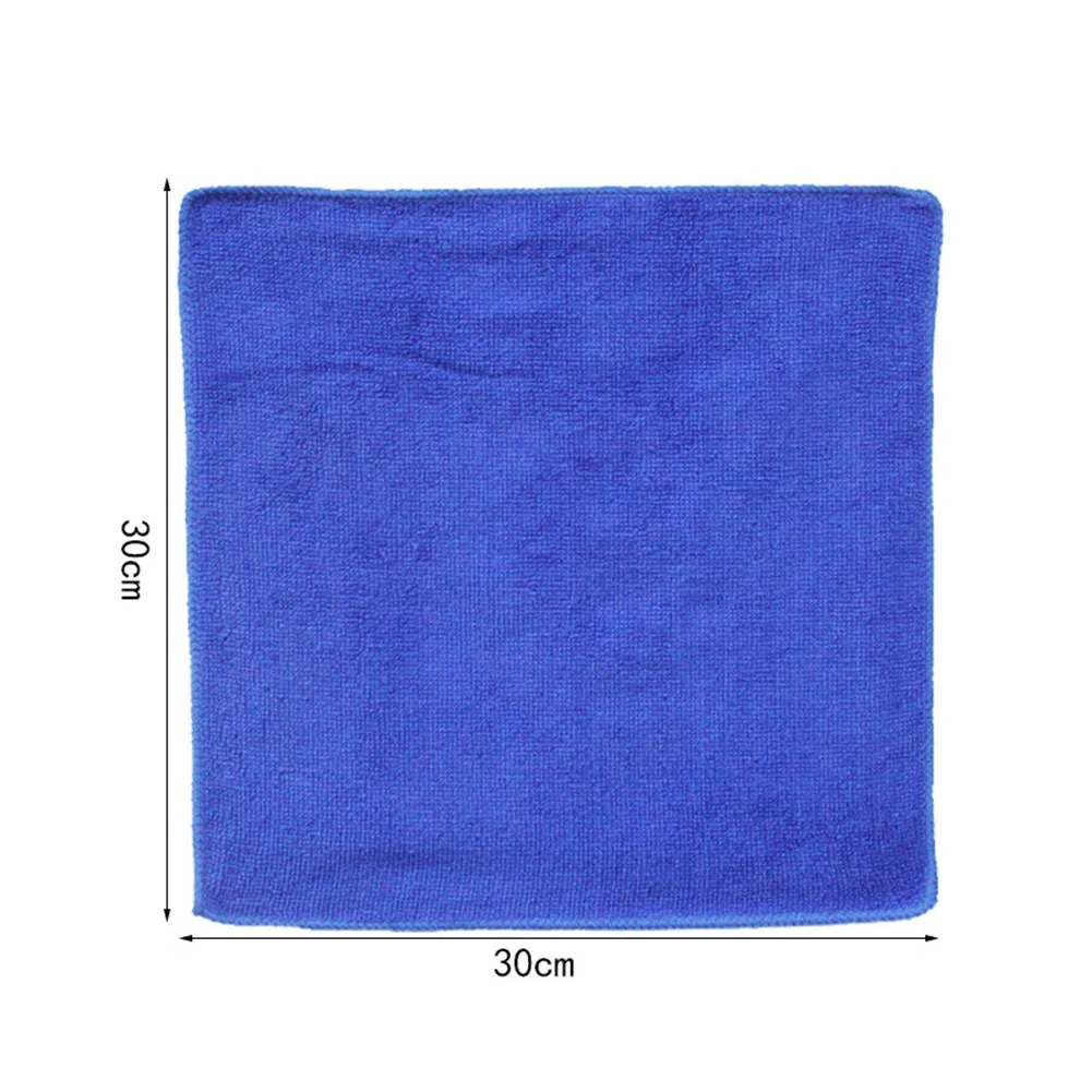 

Kitchen Towel Cleaning Towel Superfine Fiber Workplaces 30 * 30cm Blue Car Cleaning Tool Home Microfiber Offices