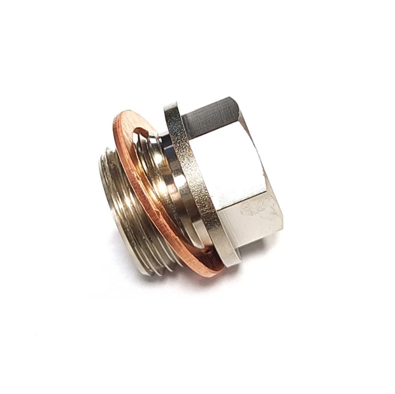 

M18x1.5 to 1/8" NPT Male Iron Electroplated Nickel Temperature Gauge Pipe Pressure Sender Adapter Fitting Fuel Air Boat