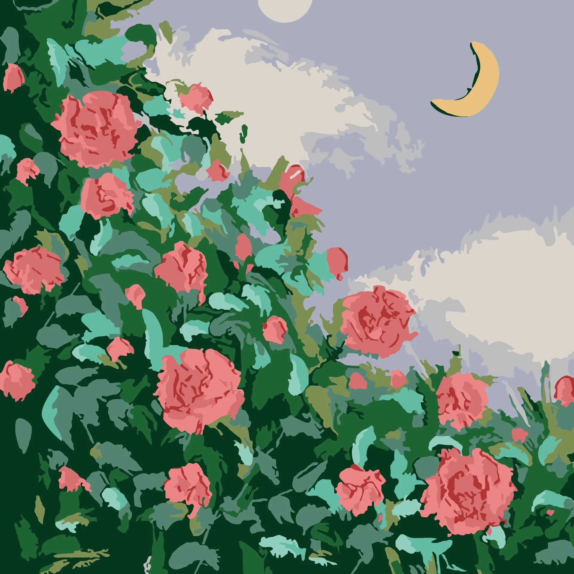 

Ann2845-Tulip diy Цифровая масляная живопись картина маслом Акриловая Цветочная живопись взрыв ручная работа пейзаж живопись