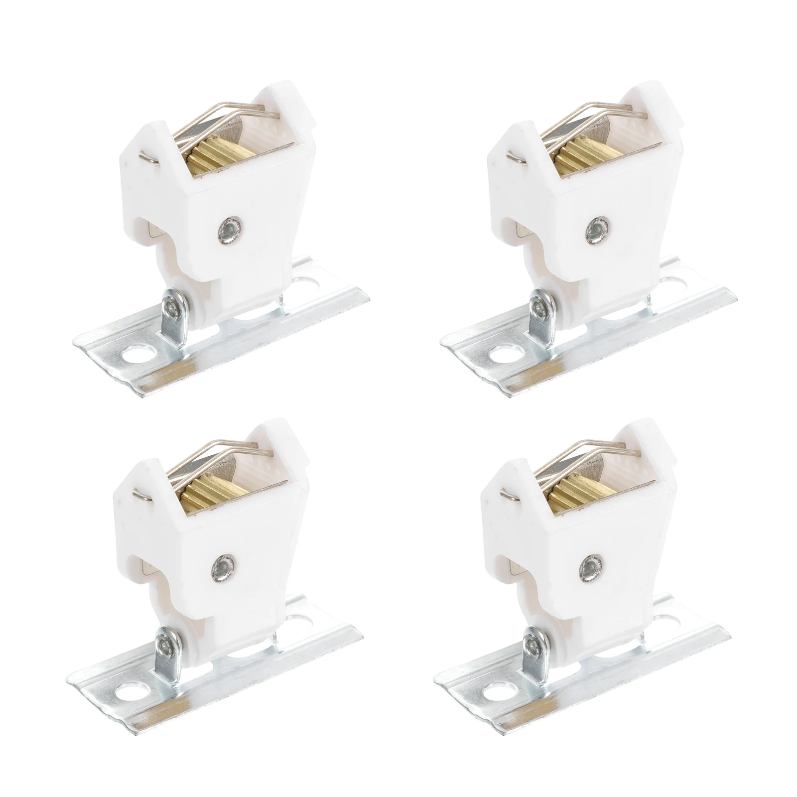 

4 Sets Replacements Curtain Cord Lock Roman Blinds Cord Condensers Metal Holder Bamboo Curtain Lock Roller Blind Window Hardware