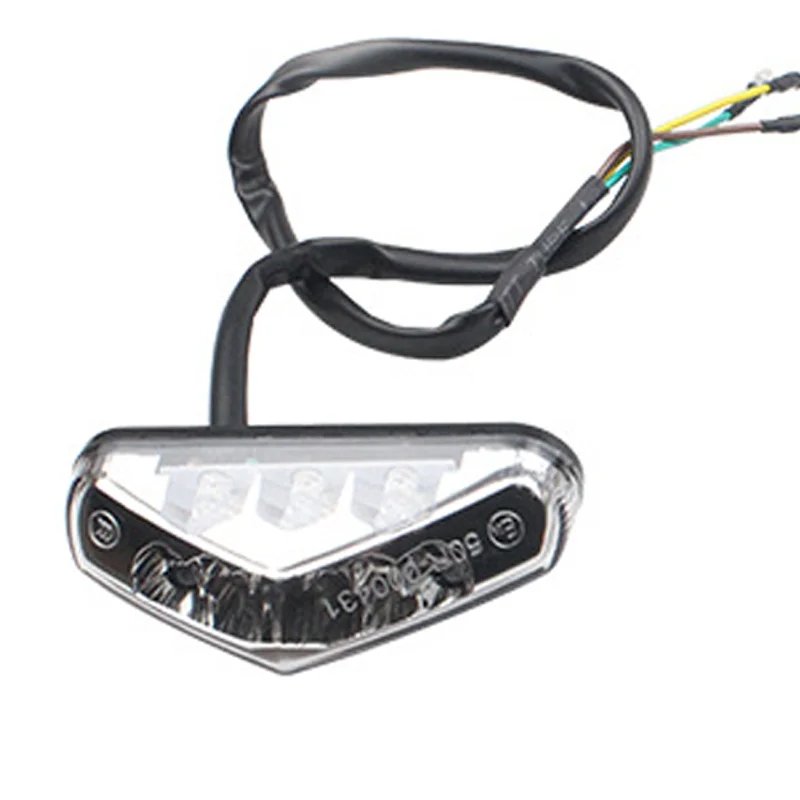 

Миниатюрный светодиодный задний фонарь для мотоцикла 12В, стоп-сигнал для мотокросса, квадроцикла, чоппера, скутера, круизера, мотоцикла, фонарь для номерного знака