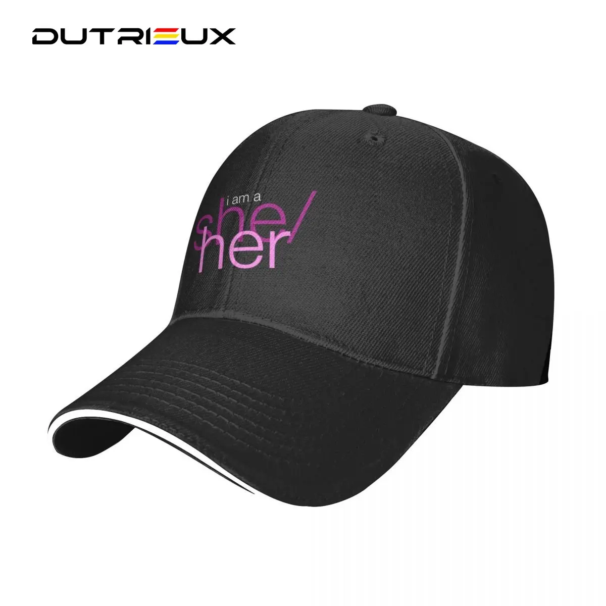 

Baseball Hat For Men Women She/Her, V2 Cap Baseball Caps Visor Women's Hats Men's