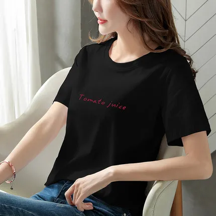 

Женская футболка с коротким рукавом, свободное летнее платье, осень 2021