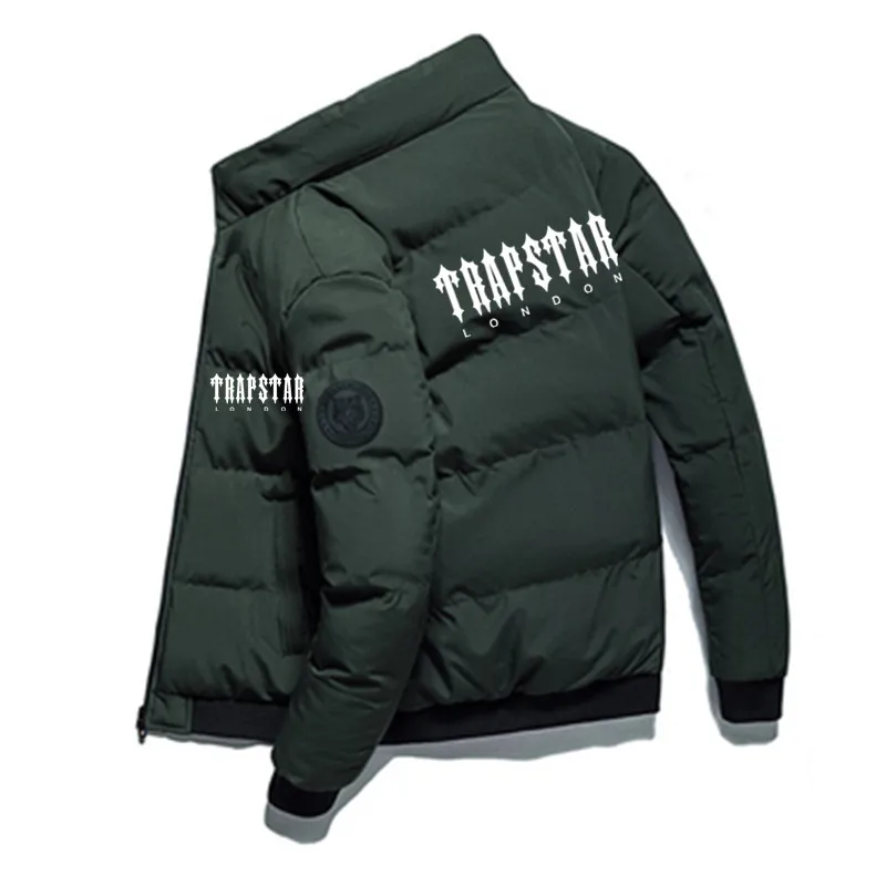 

trapstar - Men's Autumn/Winter Down Jacket and Coat, Warm Clothing, Thick and Warm London Parka, Korean Fashion,Quilted,New 2023