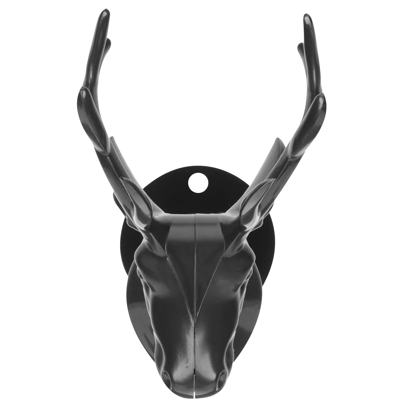 

Deer Head Straight Rod Hook Antler Style Hangers Wall-mounted Outdoor Balcony Multipurpose Hanging Iron Coat Hooks Basket