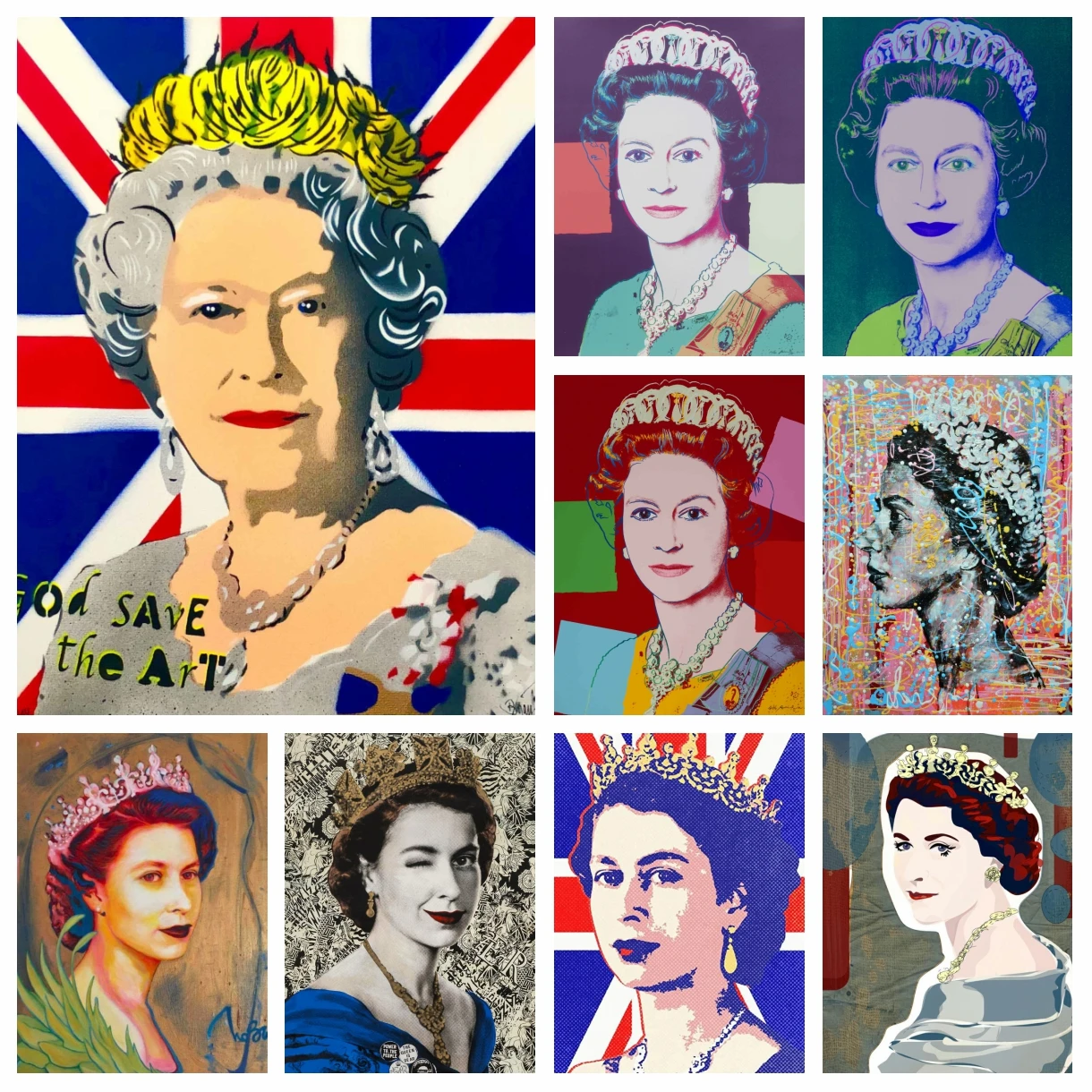 

Queen Elizabeth II Of England Diamond Rhinestones Painting Graffiti Art Cross Stitch Embroidery Picture Mosaic Craft Home Decor