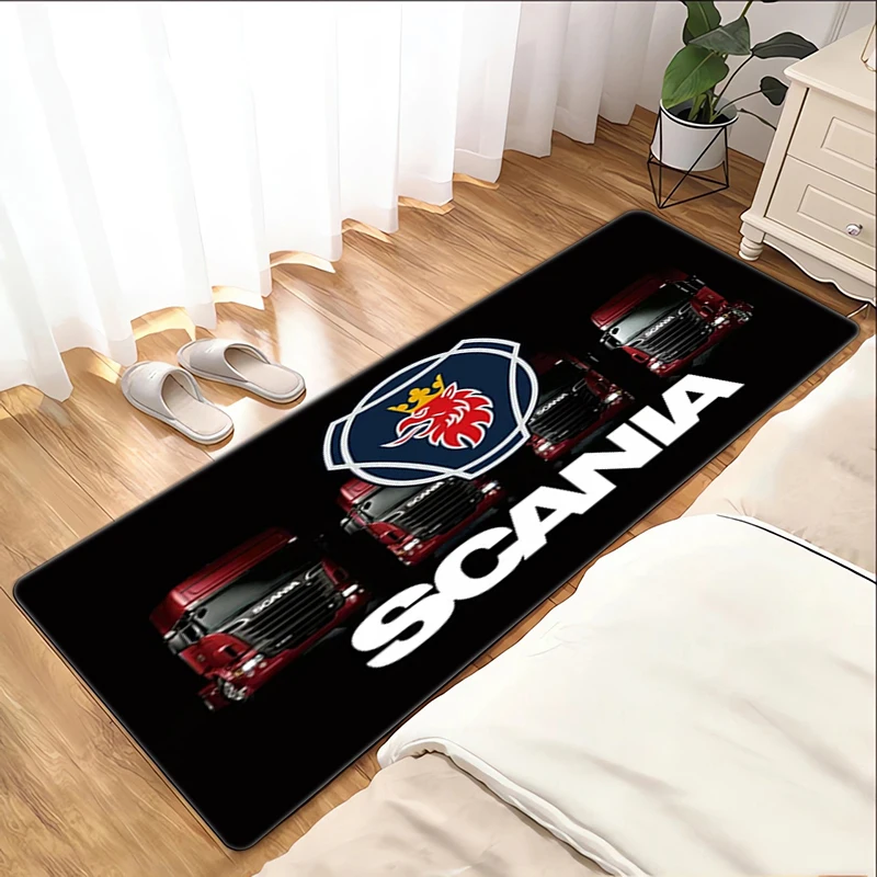 

Truck S-Scania Bedrooom Carpet Washable Non-slip Kitchen Rug Room Mats Bathroom Mat Foot Mats Bath Mats House Entrance Floor