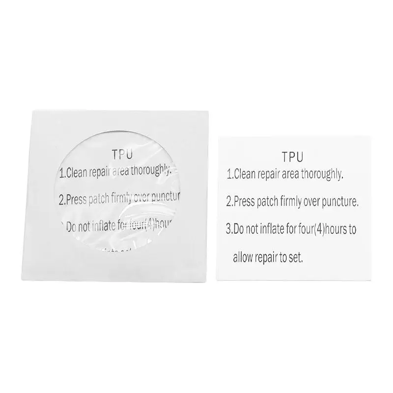 

Waterproof Clear TPU Puncture Repair Patch for Tent Air Bed Inflatable Toy Rubber Boat Dinghies