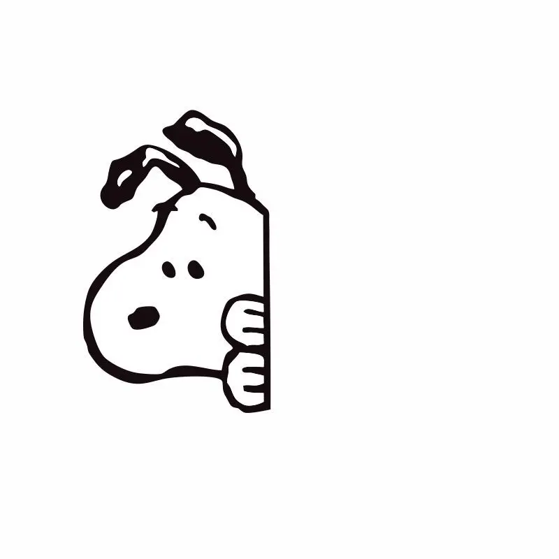 

Наклейка на окно автомобиля Snoopy, виниловая Водонепроницаемая наклейка, наклейка на бампер для автомобиля, грузовика, внедорожника, окна, украшение автомобиля, аксессуары в подарок