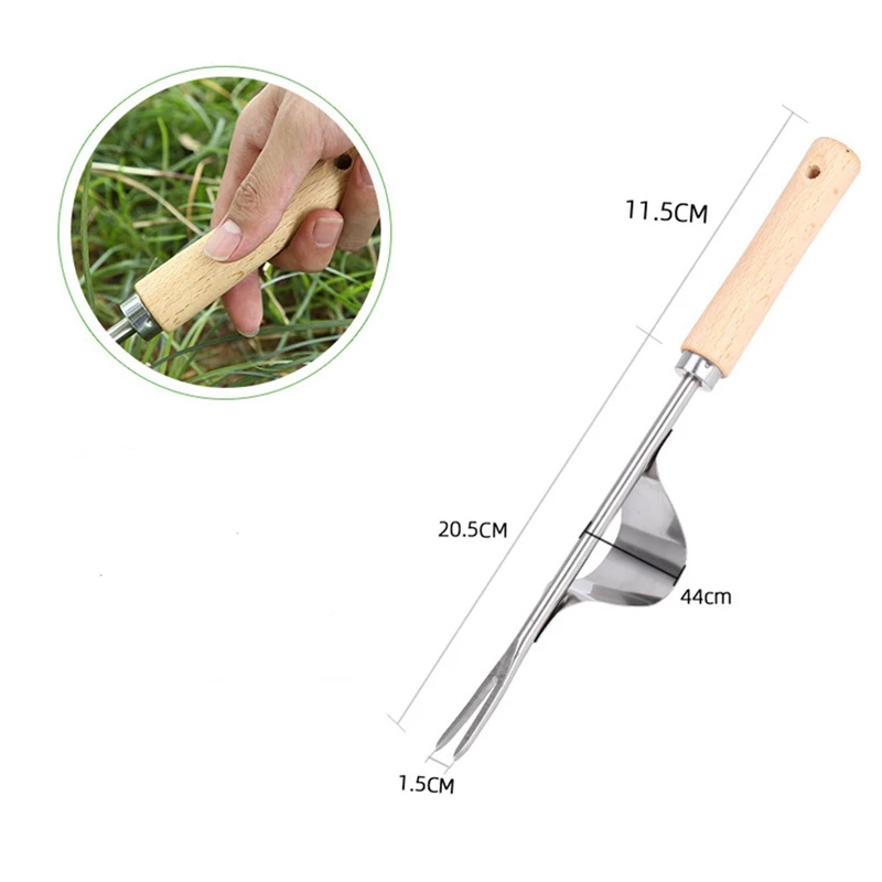 

4 Pieces Of Manual Weeding Tools For Grass Puller