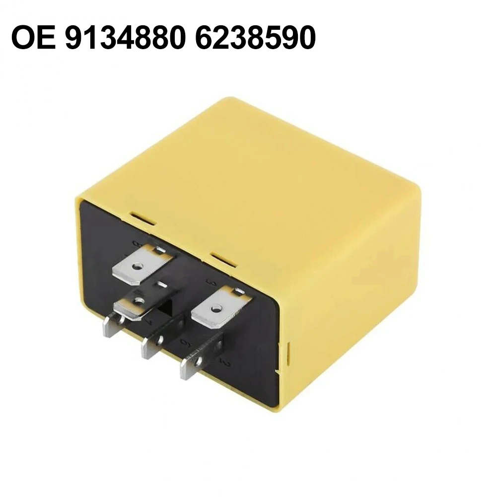 

1× Flasher Hazard Indicator Relay Unit 9134880 6238590 Plastic Yellow For Vauxhall Flasher Hazard Indicator Relay Unit