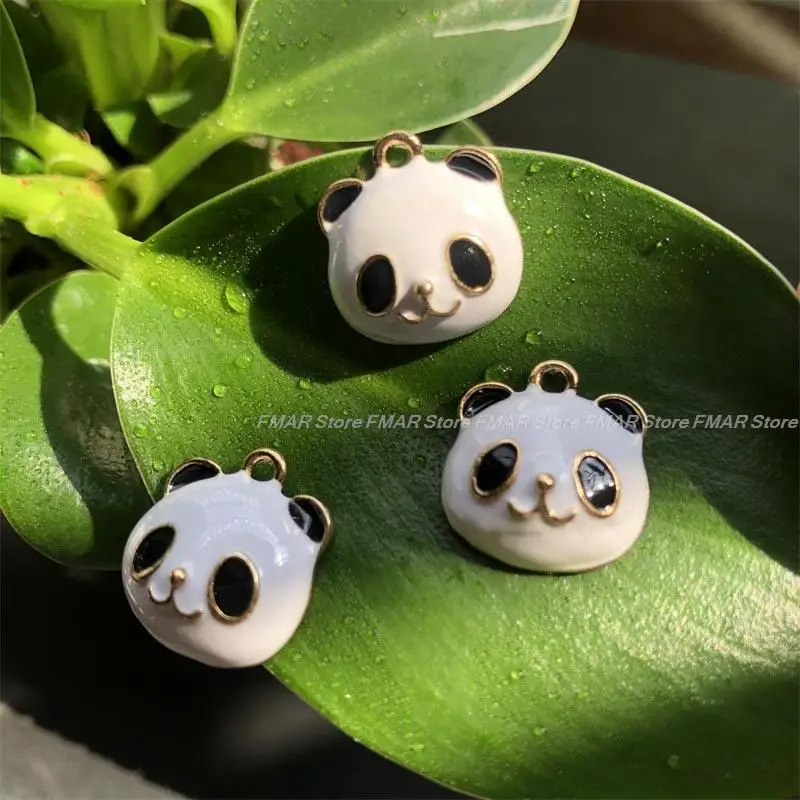 

10 шт., эмалевые Подвески «панда» в виде животных