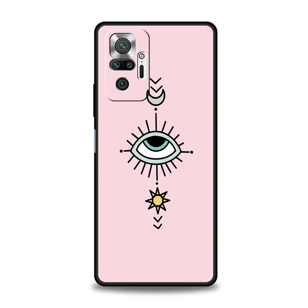 Lucky Eye Blue Evil Eye Print For Redmi 10C Case For Xiaomi Redmi Note 12 11 10 Pro Phone Case 10S 9S 9 9T 8T 9C 9A 8 8A 7 Cover images - 6
