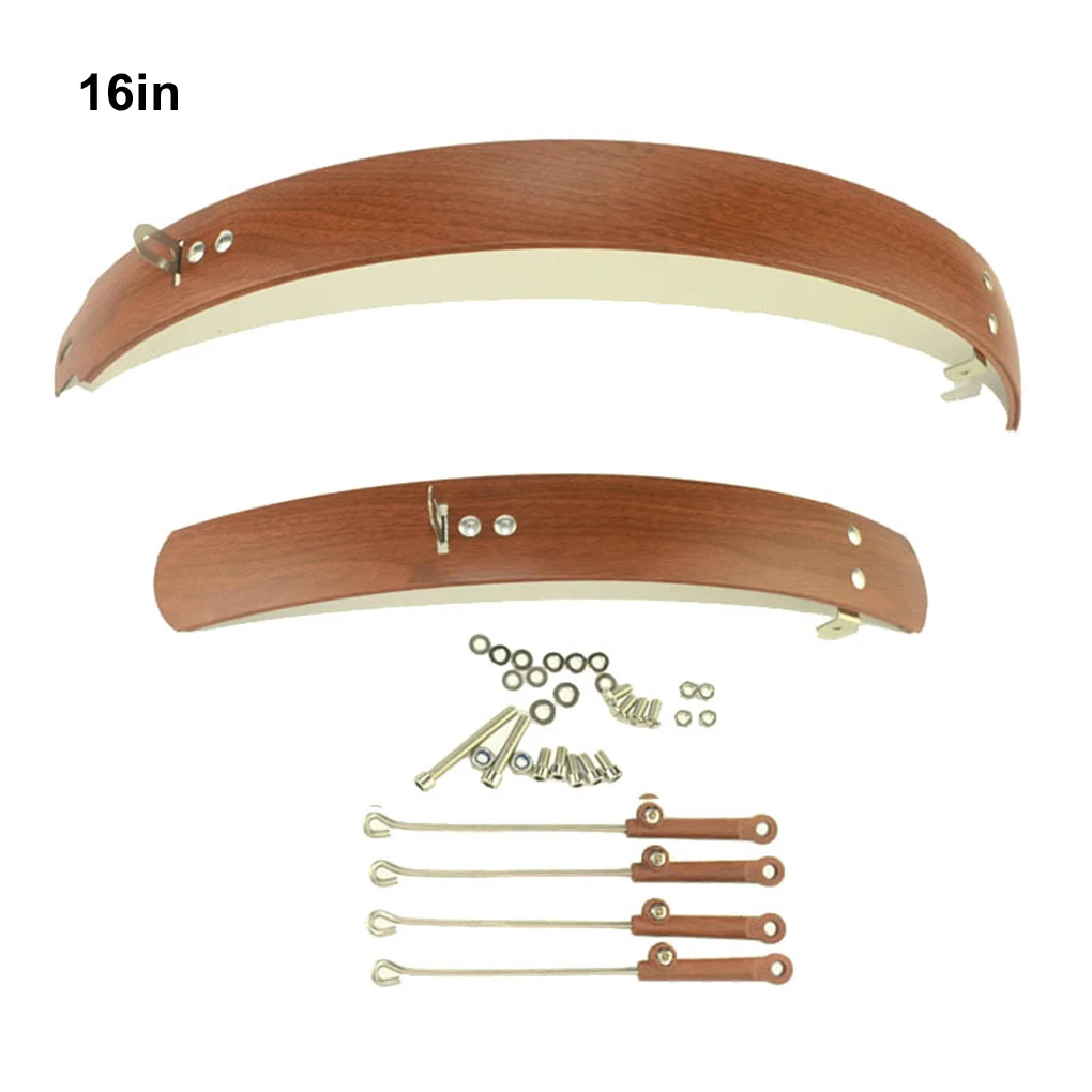 16/20-дюймовый складной велосипед в стиле ретро брызговик для V-дискового тормоза