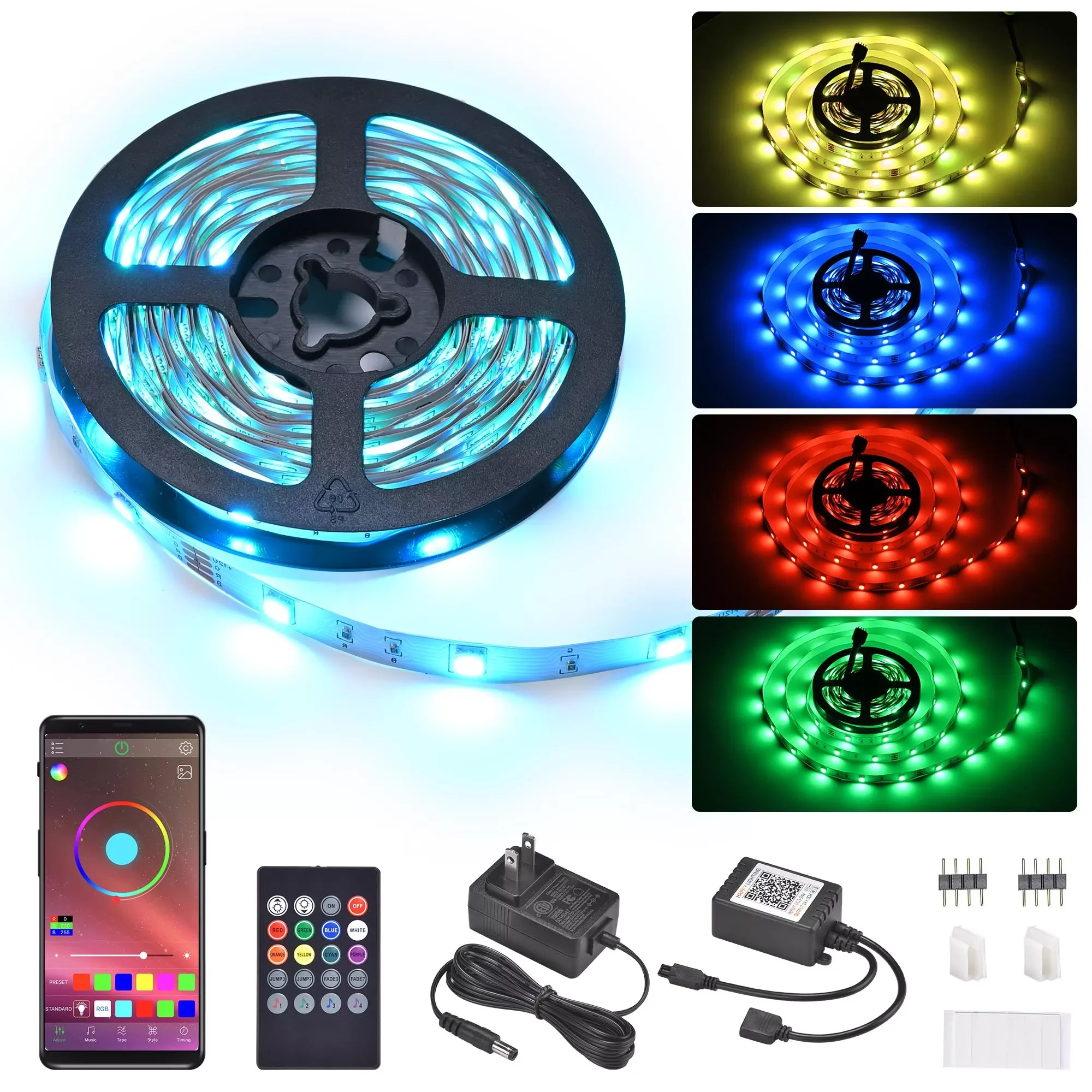 

Светодиодная ленсветильник RGB для подсветки телевизора, 16,4 футов