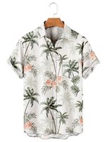 molilulu mens fashion vintage clothing casual hawaiian coconut print large shirt