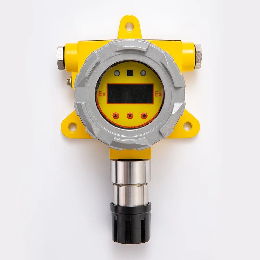

Industrial fxied wall-mounted z wave transformer ammonia dangerous h2s gas level monitor alarm detector plus panel for chicken