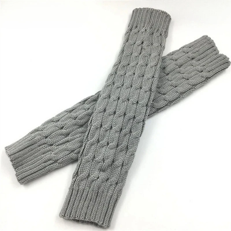 Новые женские осенние и зимние гетры Kapron конопляные цветы наколенники для женщин