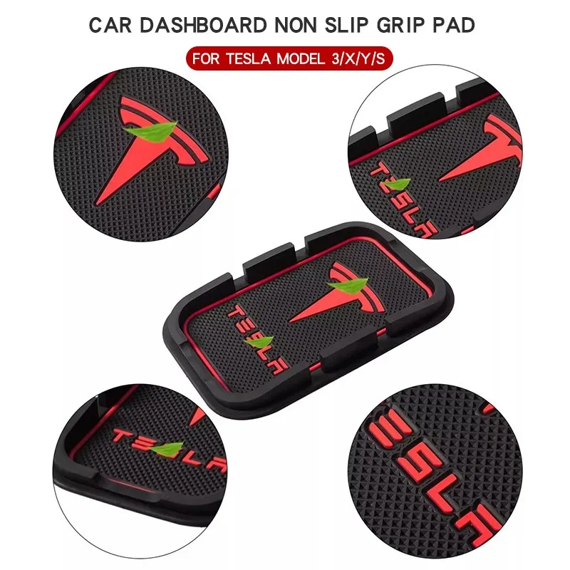 

Car Anti-slip Mat Mobile Phone Holder Silicone Pad Cellphone Car Mount Desk Stand For Tesla Model 3 X S Y Accessories