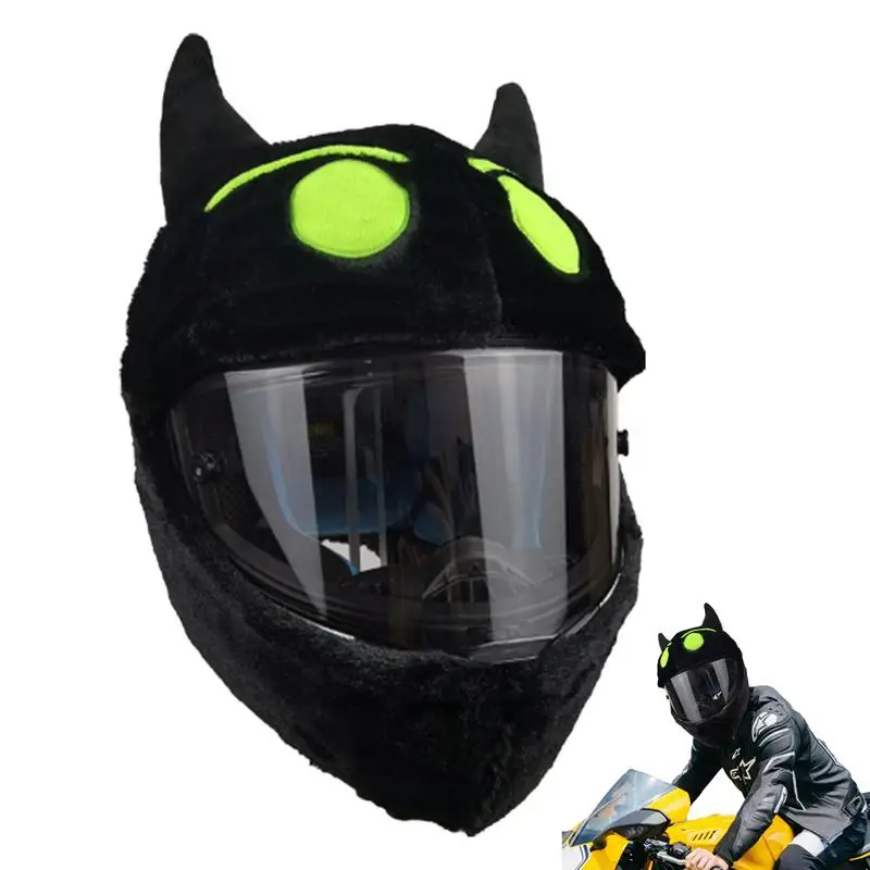 

Защитный чехол на голову, мультяшный Пушистый Плюшевый набор для мотоцикла, защитный чехол на все лицо, модный защитный чехол для мотоцикла