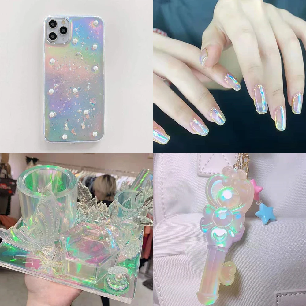 1 коробка Аврора пленка для ногтей стикер целлофановая бумага стекло Фольга