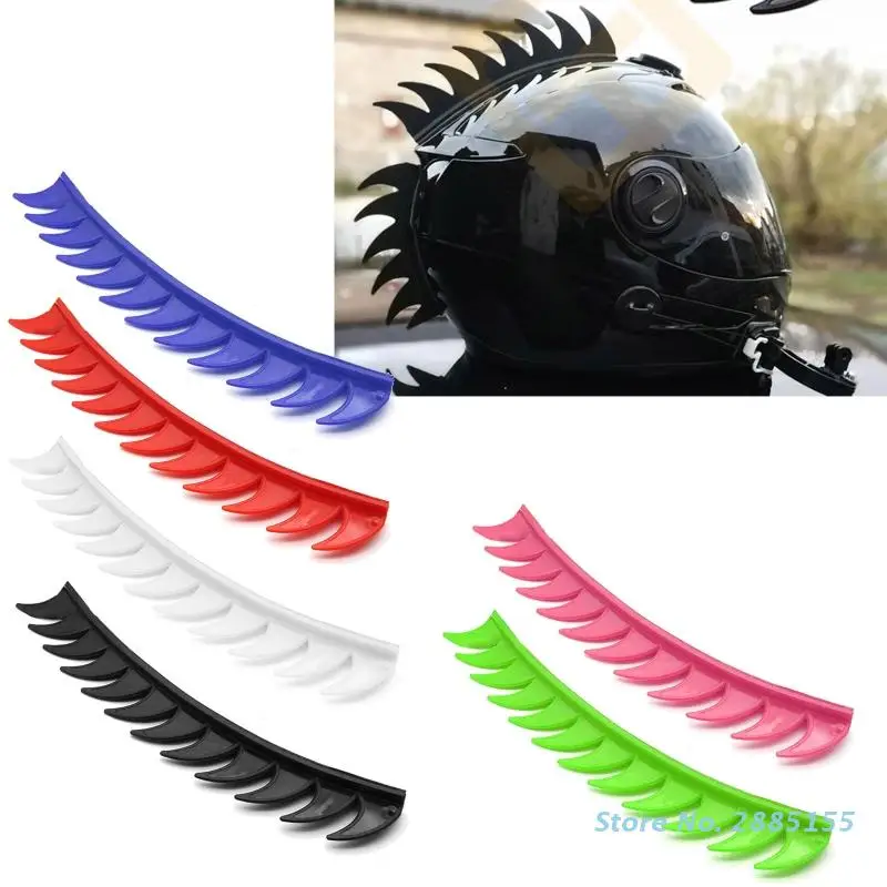 

Резиновые пилы Blade Warhawk, шипы, полоса, шлем, аксессуар, стикер Mohawks в стиле панк для мотоцикла, скутера, питбайка