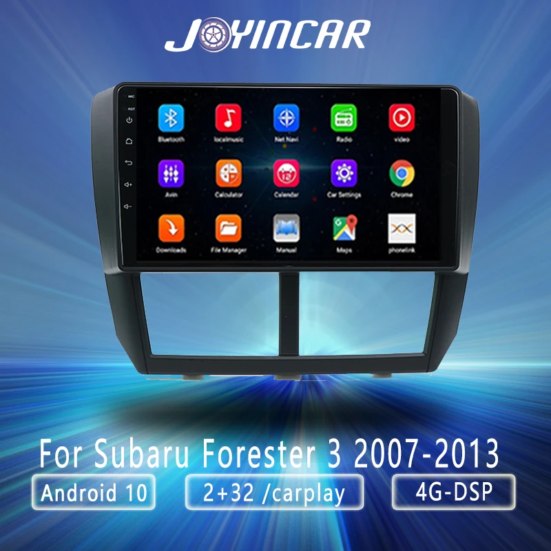 

Автомагнитола 2 din для Subaru Forester, мультимедийный видеоплеер с GPS-навигацией, 4G DSP, dvd, для Subaru Forester 3 SH 2007 - 2013