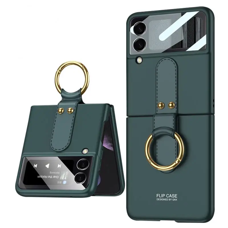 

Flip3 Ring Buckle Folding Shell Membrane Integration Phone Case Ultra Thin Ring Variable Support Phone Protective Case