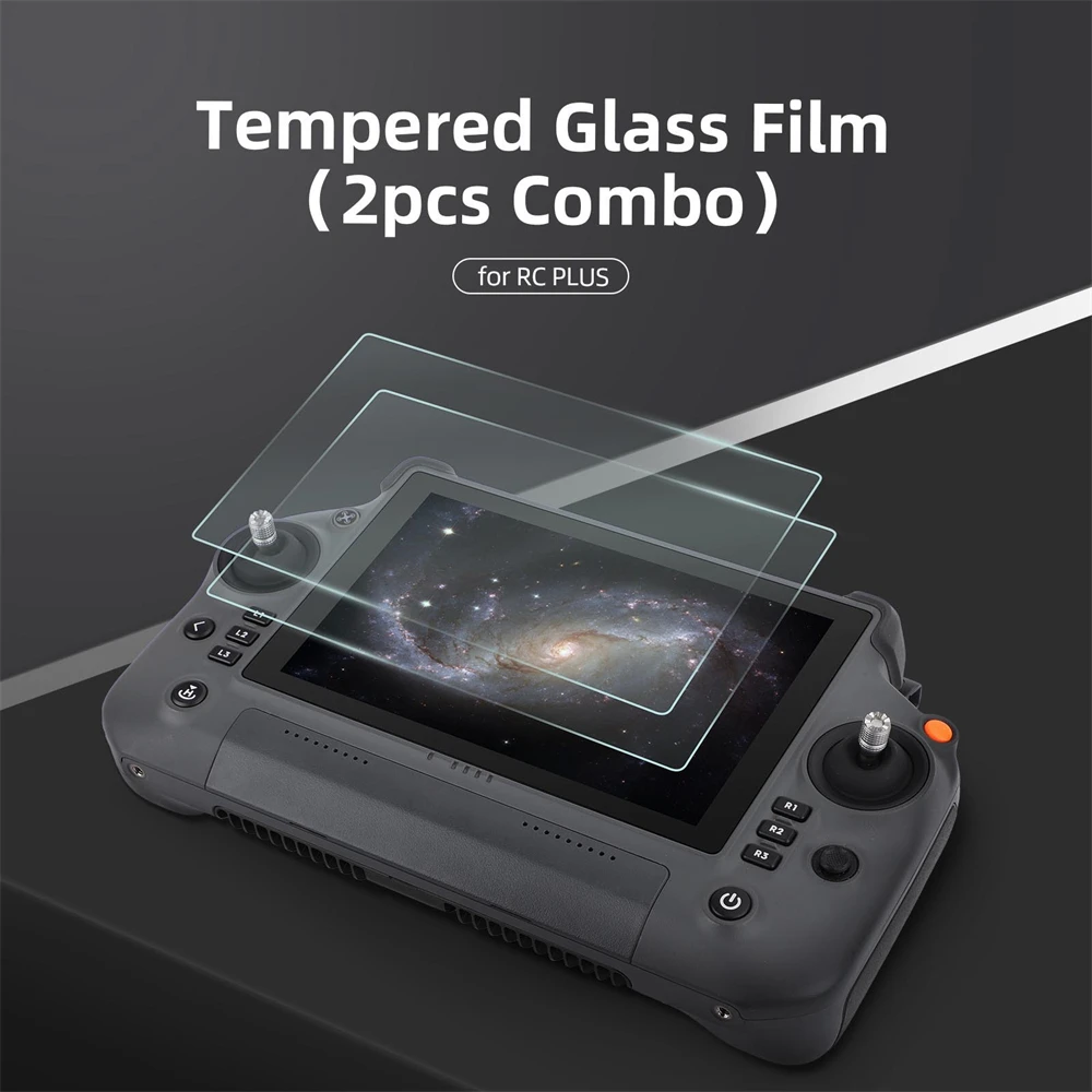 2 шт. защитная пленка из закаленного стекла для пульта дистанционного управления DJI RC Plus с экраном для DJI T40/M30T/T20P/T50/T25/M30/Inspire 3