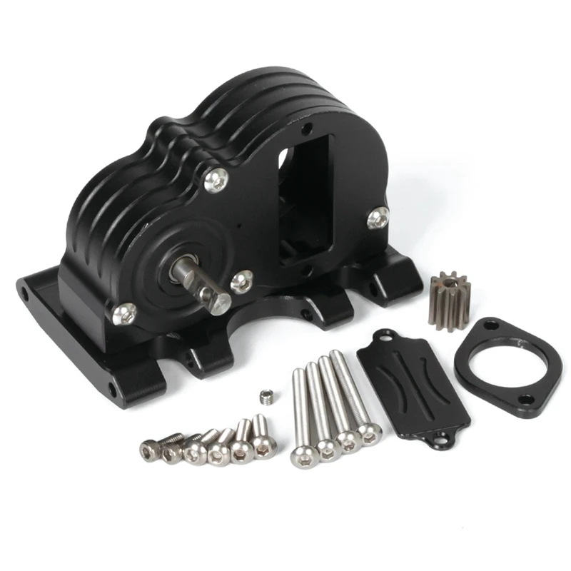 

LCG Lower Center Of Gravity Transmission Gearbox With Skid Plate For 1/10 RC Crawler Axial SCX10 I II III Capra Upgrades