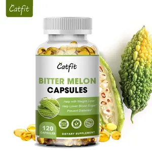 Imported Catfit Nature Bitter gourd extract Capsule Reduce blood Sugar Slim Food Plant-insulin Anti-heatstrok