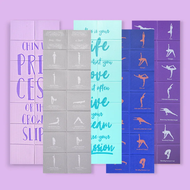 

Высококачественный складной коврик для йоги, портативный тонкий Дорожный Коврик для сна для студентов из ПВХ