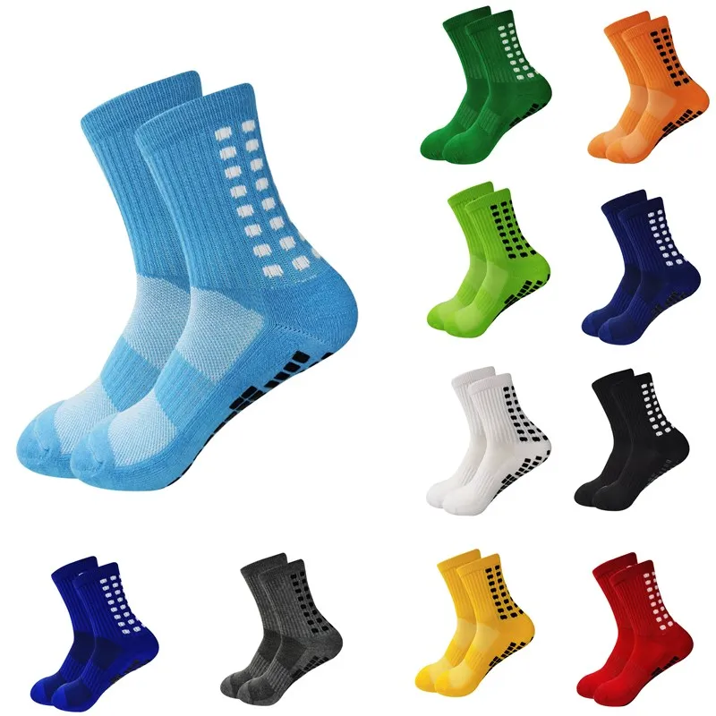 Soccer Socks Sports Grip Socks Anti Non Skid Basketball Socks Dispensing Anti Slip Cotton Soccer Socks Unisex Sports Socks