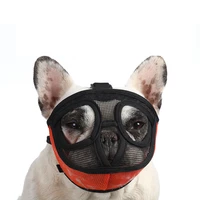 pet dog muzzles adjustable french bulldog muzzle dog mouth mask breathable muzzle for anti stop barking supplies prevent biting