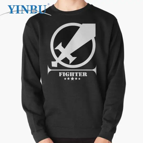 

Футболка мужская с рисунком Mobile Legend FIGHTER, белая в черном цвете, модная уличная одежда, новинка 2023