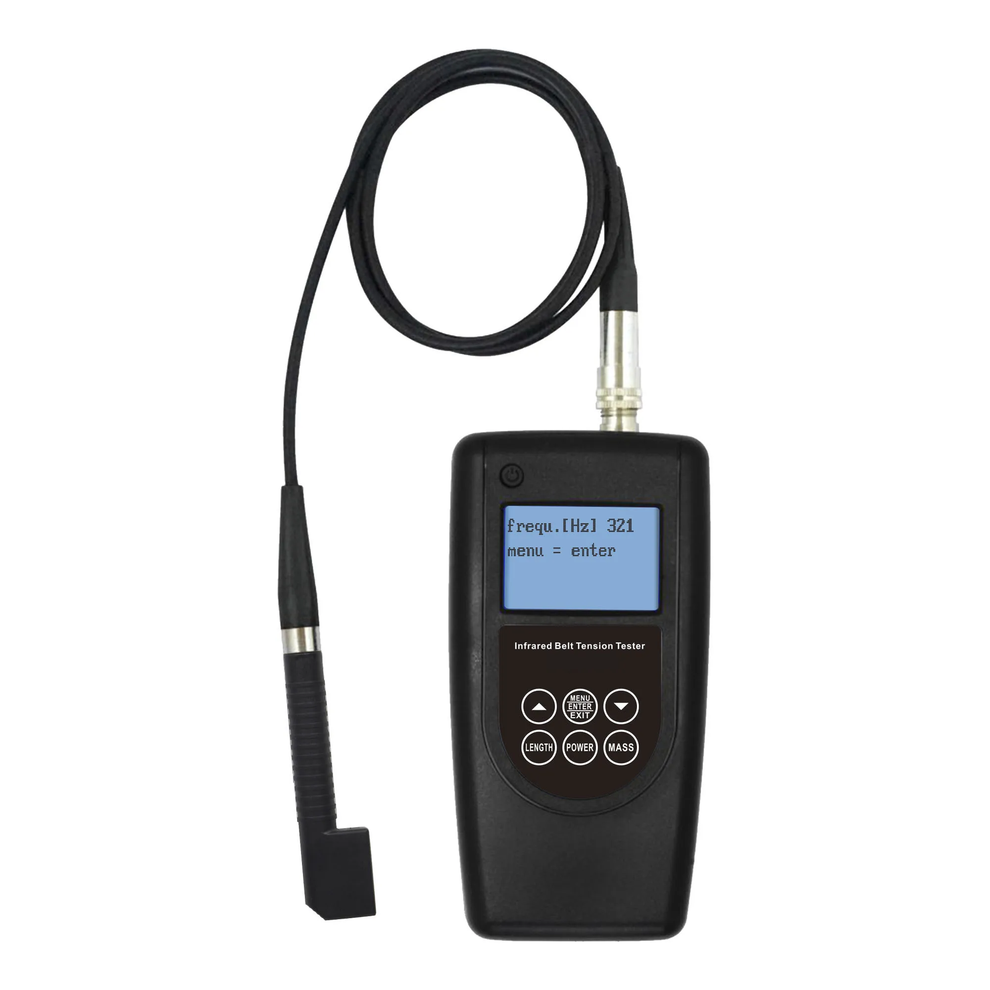 

Digital Infrared Belt Tension Tester with Split Sensor 10~800Hz