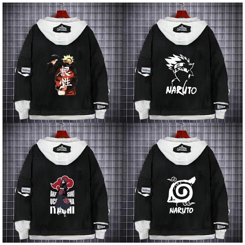 

Джинсовая куртка с капюшоном, с принтом Наруто