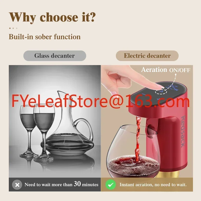 Акция в подарок Портативный электрический диспенсер для вина со встроенным