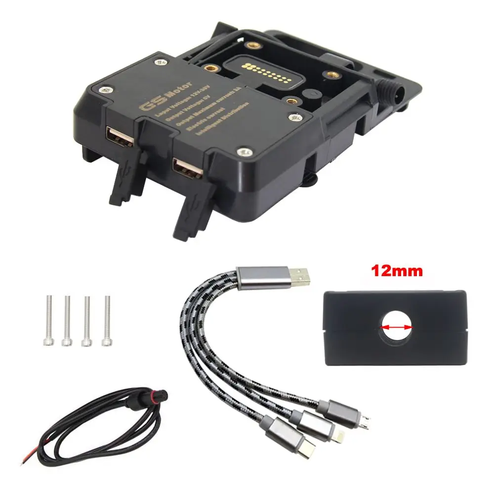 

Parts Mobile Phone Navigation Bracket GPS Retrofit Motorbike Navigation Mounting Bracket For BMW R1200GS Waterbird ADV