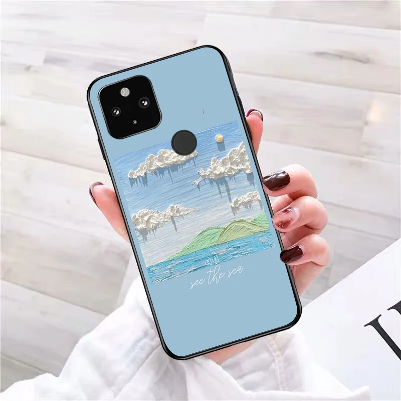 Цветочное облако устройство для телефона Google Pixel 7a 8 7 Pro 6A 6 8A 5A 4A 3A 5 4 3 XL