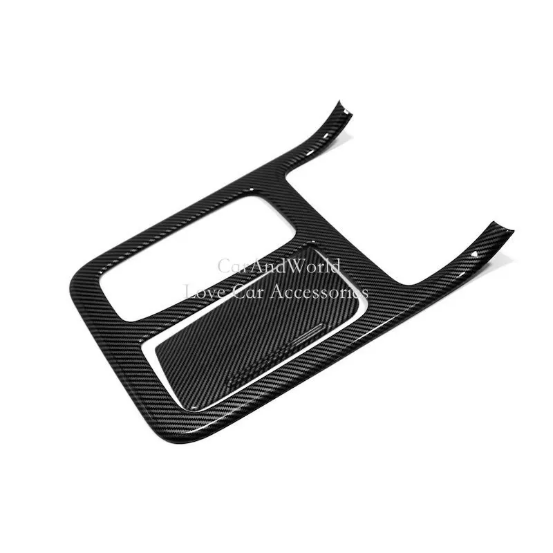 

Консоль, рама переключения передач, держатель для чашки с водой, крышка панели, накладки из углеродного волокна, аксессуары для салона автомобиля для Trumpchi GAC GS8 2022-2025