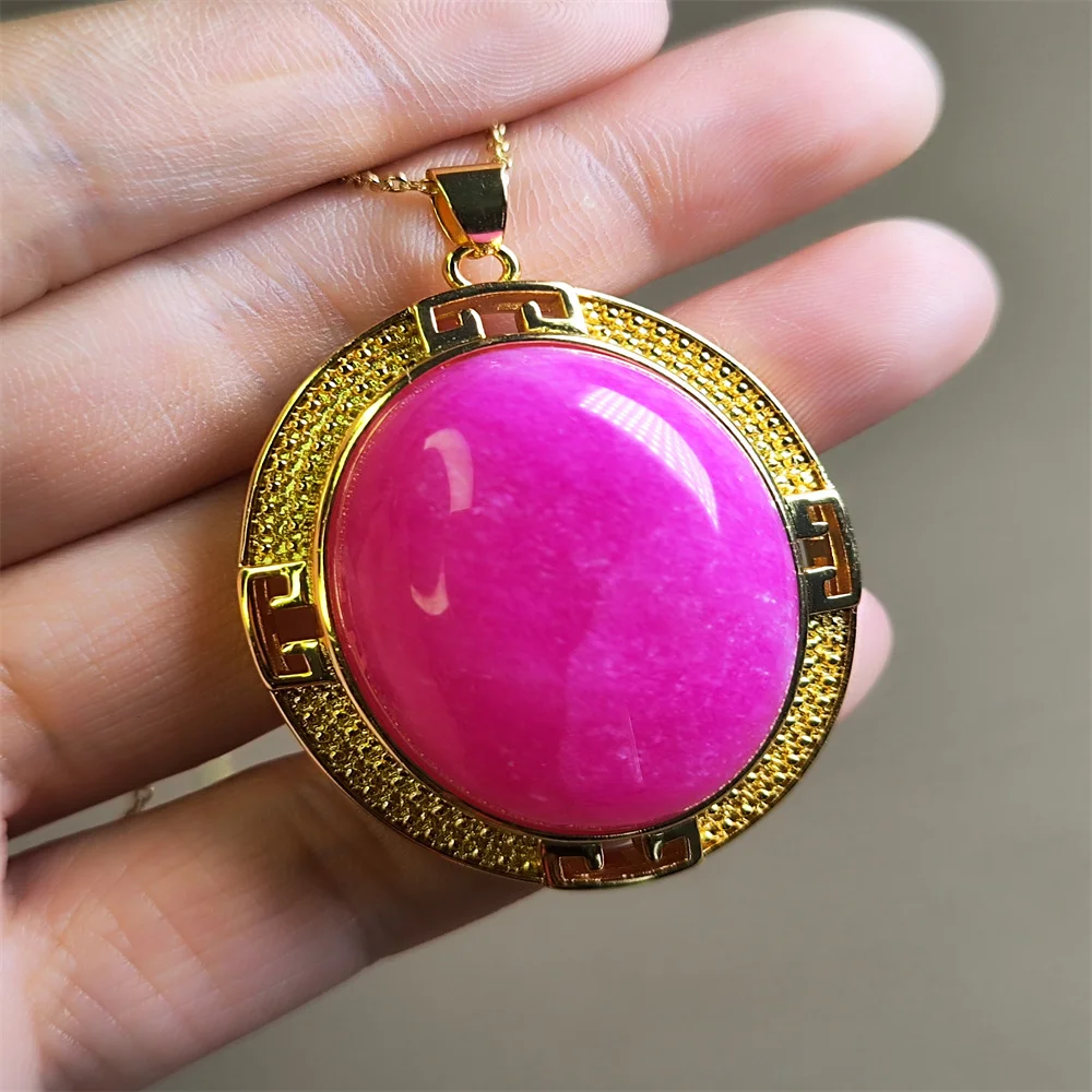 

Ожерелье с подвеской из натурального золота 18 карат