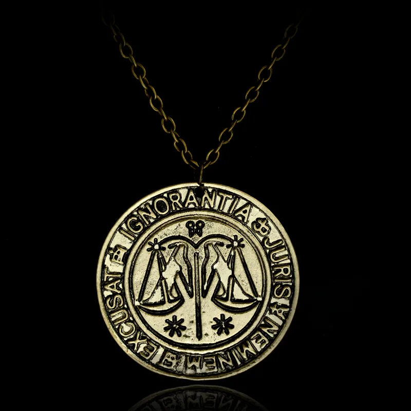 Ожерелье весы для мужчин и женщин классическое ювелирное изделие с мотивом