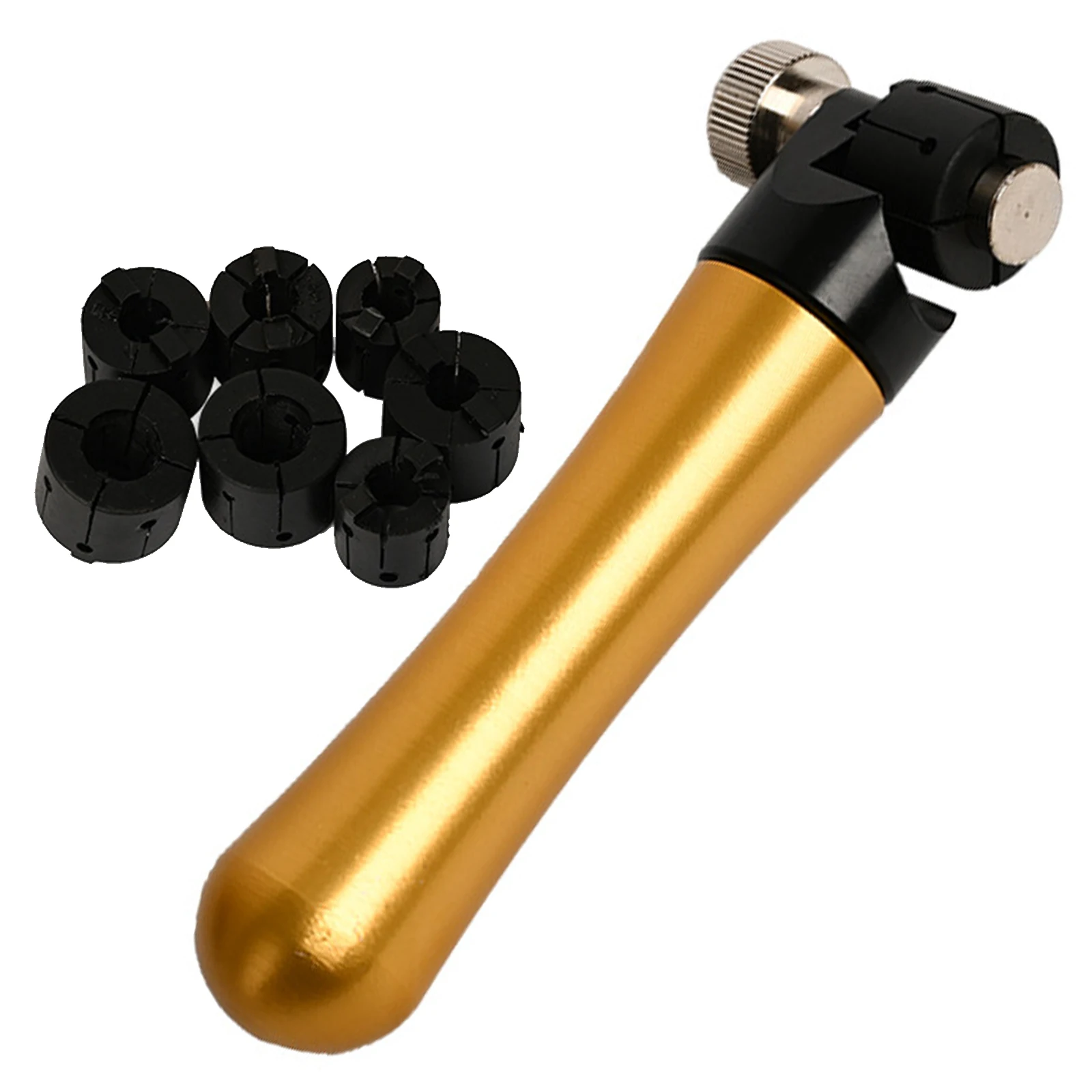

Professional Ring Fixture Clamp Setting Tool Kit 7Round Dies Measuring Metal Stick Ring Sizer Processing Tool For Jewelry Making