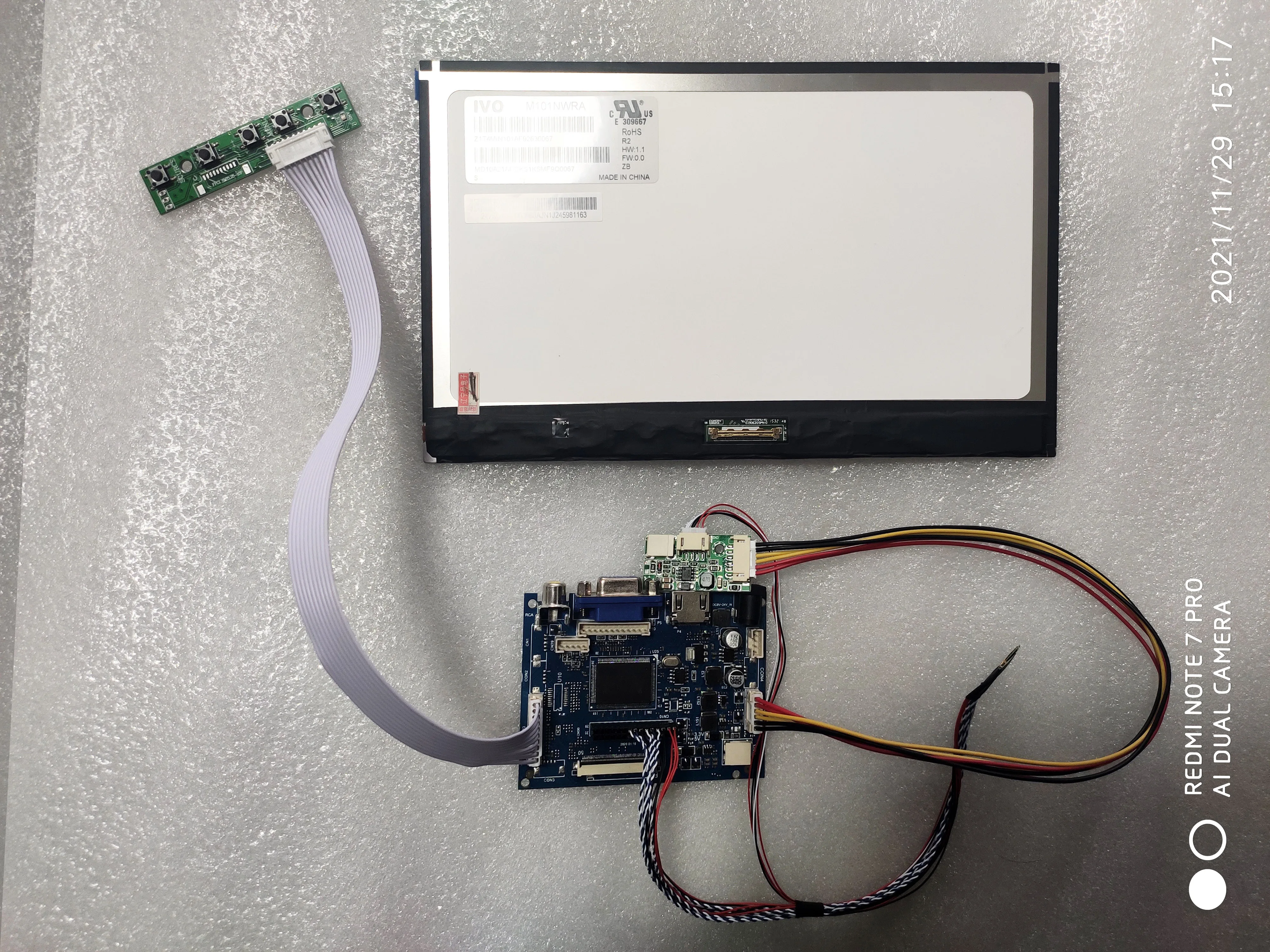 

10,1 дюймовый ЖК-дисплей с платой драйвера 10 шт. и usb сенсорный экран 5 шт. 1280x72 0 IPS дисплей 2 шт. контроллер и 1 шт. монитор